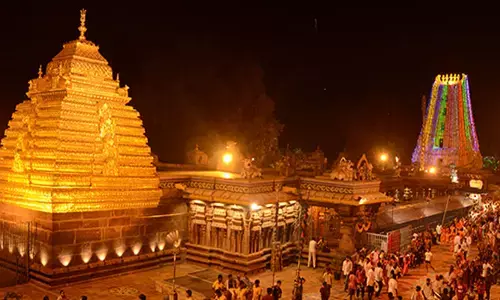 మహాశివరాత్రికి ముస్తాబవుతున్న శ్రీశైల క్షేత్రం