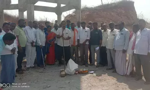 బైరాపూర్ గ్రామంలో డబుల్ బెడ్ రూమ్ ఇండ్ల నిర్మాణానికి భూమిపూజ..