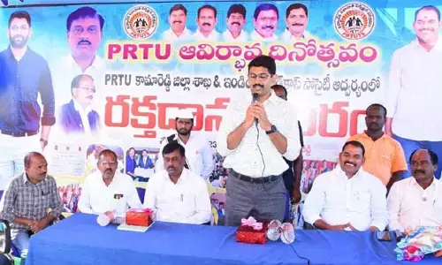 సమాజసేవలో ఉపాధ్యాయులు భాగస్వాములు కావడం అభినందనీయం..