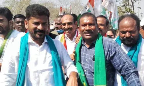 రేవంత్ యాత్రలో తుంగతుర్తి నేతలు