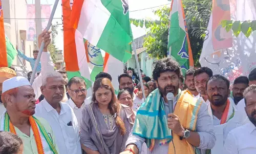 గోదావరిఖనిలో కొనసాగుతున్న హాత్ సే హత్ జోడో యాత్ర