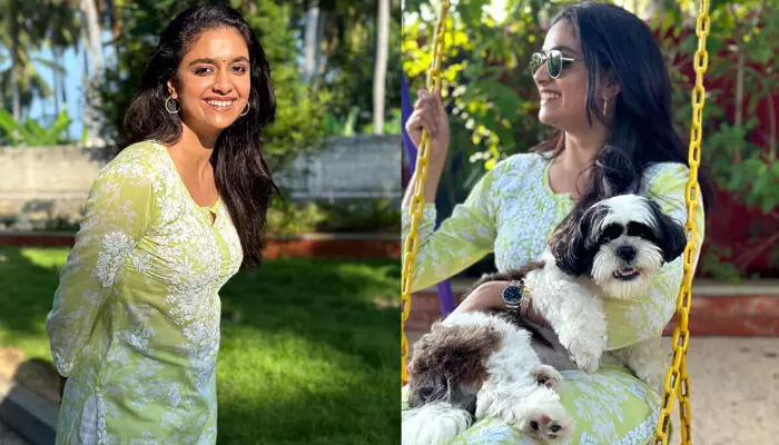 Keerthy Suresh: ప్రకృతితో మమేకమైన మహానటి.. వీడియో వైరల్ Keerthy Suresh: ప్రకృతితో మమేకమైన మహానటి.. వీడియో వైరల్