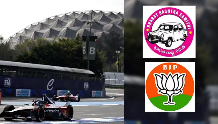 BRS vs BJP: ఫార్ములా ఈ కారు రేస్ క్రెడిట్ మాదంటే మాదే! BRS vs BJP: ఫార్ములా ఈ కారు రేస్ క్రెడిట్ మాదంటే మాదే!