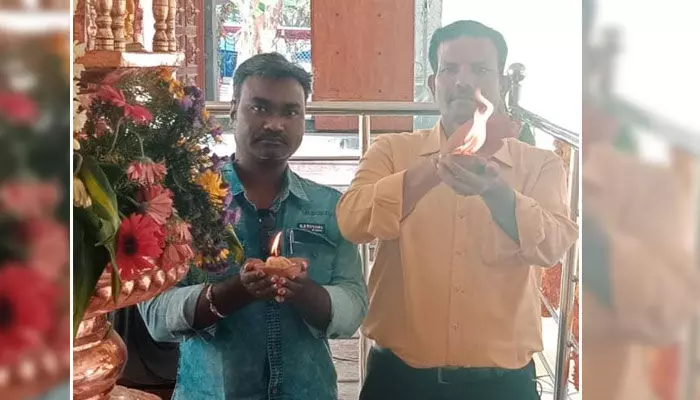 CPS రద్దుకు ప్రత్యేక పూజలు CPS రద్దుకు ప్రత్యేక పూజలు