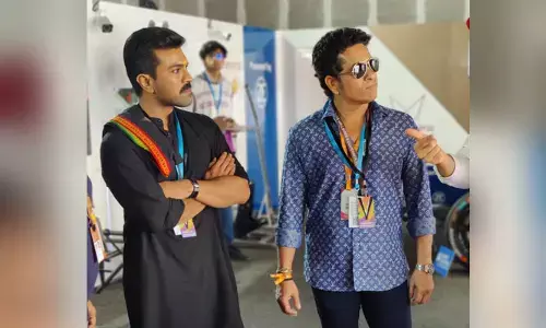 ఆయనతో కలిసి మ్యాచ్ చూడటం థ్రిల్లింగ్ గా అనిపించింది.. హీరో రామ్ చరణ్