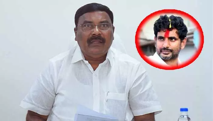 నోరు అదుపులో పెట్టుకో..Nara Lokeshకు మంత్రి నాగార్జున వార్నింగ్ నోరు అదుపులో పెట్టుకో..Nara Lokeshకు మంత్రి నాగార్జున వార్నింగ్