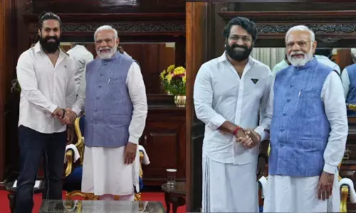 పీఎం మోడీతో పాన్ ఇండియా స్టార్స్ యశ్, రిషబ్ శెట్టి భేటీ
