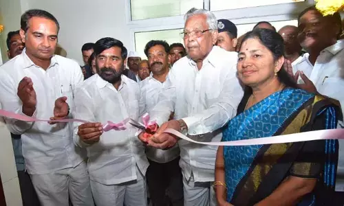 నూతన డయాలసిస్ కేంద్రాన్ని ప్రారంభించిన మంత్రి జగదీష్ రెడ్డి
