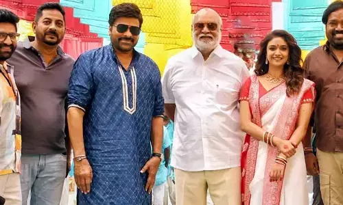 భోళా శంకర్ సెట్‌ని సందర్శించిన స్టార్ డైరెక్టర్.. పక్కా బిగ్ హిట్ అంటూ