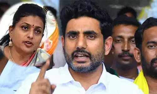 మంత్రి రోజాపై Nara Lokesh తీవ్ర వ్యాఖ్యలు..  ఆమె ఓ డైమండ్ పాప అంటూ సెటైర్స్