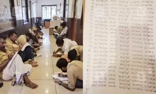 డ్రంక్ అండ్ డ్రైవ్ కేసు:  వినూత్న శిక్ష విధించిన పోలీసులు