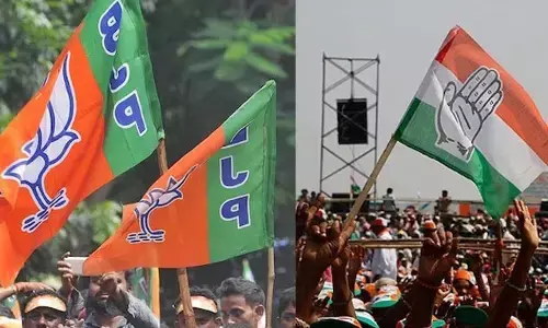 బీజేపీ.. కాంగ్రెస్‌కు త్రిపుర ఈసీ నోటీసులు..