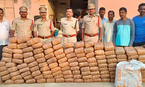 రూ.60 లక్షల విలువైన గంజాయి స్వాధీనం