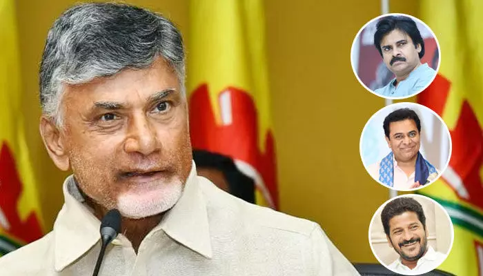 పవన్ కల్యాణ్, కేటీఆర్, రేవంత్లపై చంద్రబాబు ఆసక్తికర వ్యాఖ్యలు పవన్ కల్యాణ్, కేటీఆర్, రేవంత్లపై చంద్రబాబు ఆసక్తికర వ్యాఖ్యలు
