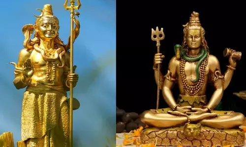 111 అడుగుల బంగారు శివుడి విగ్రహం ఎక్కడుందో తెలుసా? (వీడియో)