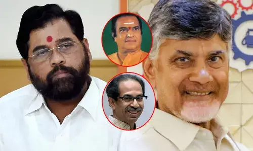 నాడు చంద్రబాబు.. నేడు ఏక్‌నాథ్ షిండే ఆ విషయంలో సేమ్ టు సేమ్
