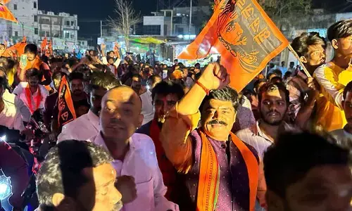 ఆర్మూర్‌లో భారీగా ఛత్రపతి శివాజీ బైక్ ర్యాలీ