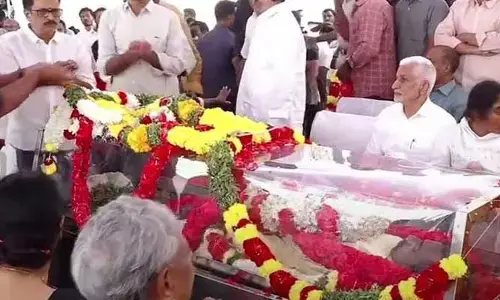 Nandamuri Tarakaratnaకు కడసారి వీడ్కోలు