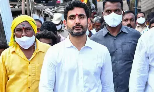 కొబ్బరికాయ కొట్టడానికి వంగ‌లేని జ‌గ‌న్ కుర్రాడ‌ట‌.. నారా లోకేశ్ సెటైర్లు