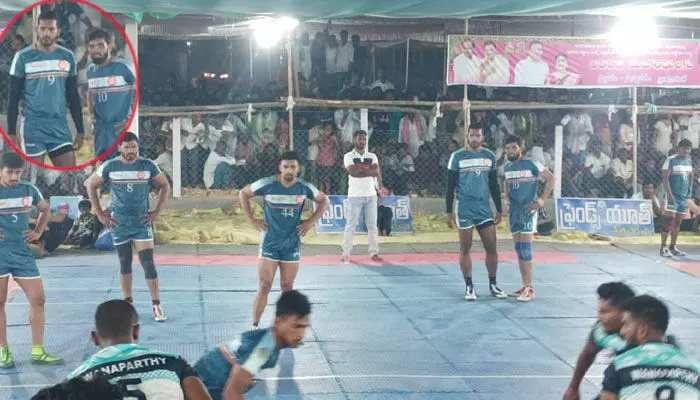 మేళ్లచెరువులో జాతీయ కబడ్డీ క్రీడకారులు హల్ చల్ మేళ్లచెరువులో జాతీయ కబడ్డీ క్రీడకారులు హల్ చల్