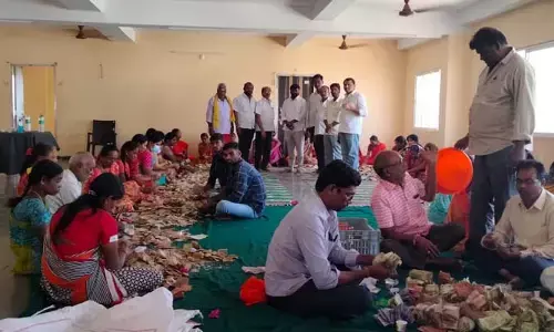 కొండపోచమ్మ ఆలయ హూండీ లెక్కింపు..