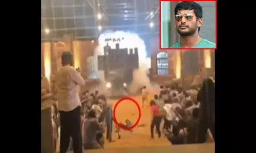 హీరో విశాల్ కు తృటిలో తప్పిన ప్రమాదం