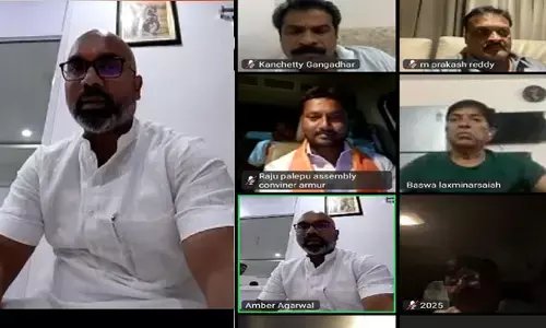 జూమ్ మీటింగ్ లో బీజేపీ అధ్యక్షుడిపై ఎంపీ అరవింద్ ఫైర్