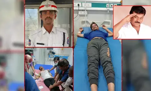 సీపీఆర్‌తో ప్రాణాలు కాపాడిన ట్రాఫిక్ కానిస్టేబుల్.. ప్రశంసించిన చిరు