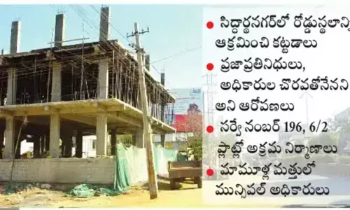 సంగారెడ్డిలో అక్రమ నిర్మాణాలు