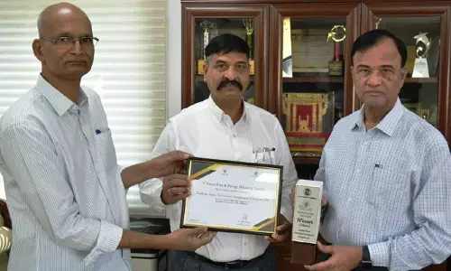 ఎస్పీడీసీఎల్ కు రూఫ్ టాప్ సోలార్ ఎనర్జీ అవార్డు