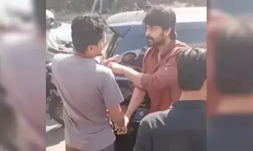 ఆ అమ్మాయి ప్రియుడితో గొడవ పెట్టుకున్న యంగ్ హీరో.. రోడ్డు మీదే అలా చేస్తూ..