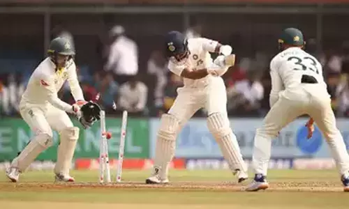 IND vs AUS 3rd Test: కుప్పకూలిన భారత టాపార్డర్