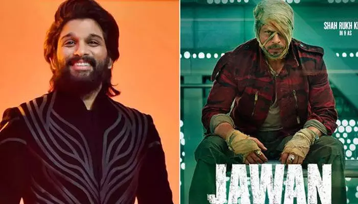షారుఖ్ ఖాన్ ‘జవాన్’ మూవీలో గెస్ట్ రోల్కి నో చెప్పిన అల్లు అర్జున్! షారుఖ్ ఖాన్ ‘జవాన్’ మూవీలో గెస్ట్ రోల్కి నో చెప్పిన అల్లు అర్జున్!