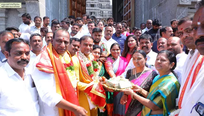 యాదాద్రిలో మంత్రి మల్లారెడ్డి పర్యటన.. యాదాద్రిలో మంత్రి మల్లారెడ్డి పర్యటన..