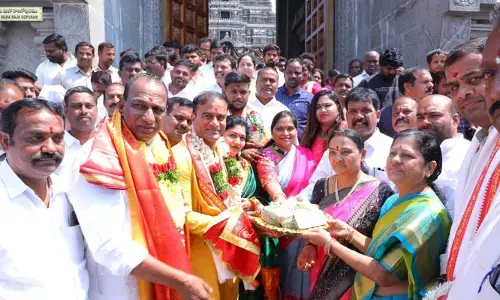 యాదాద్రిలో మంత్రి మల్లారెడ్డి పర్యటన..