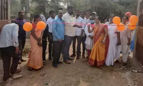 చిన్నధర్మారంలో కంటి వెలుగు ప్రారంభం..