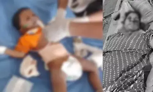 విషాదంలో విషాదం.. అనాథగా మారిన చిన్నారి..