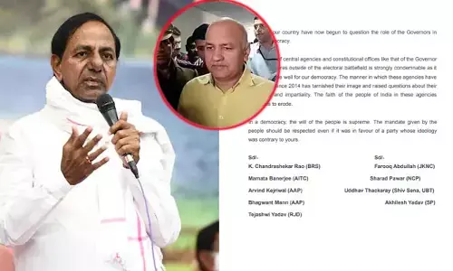ఢిల్లీ లిక్కర్ స్కామ్: ప్రధానికి కేసీఆర్ సహా కీలక విపక్ష నేతల లేఖ