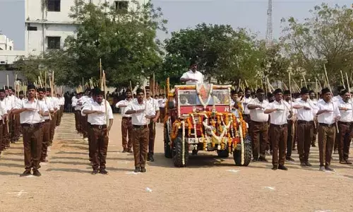 ఆర్ఎస్ఎస్ ఆధ్వర్యంలో బైంసాలో భారీ పథపంచలన్
