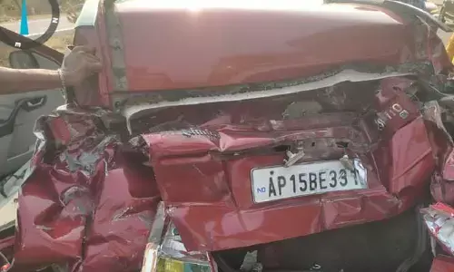 జాతీయ రహదారి పై ఘోర ప్రమాదం..