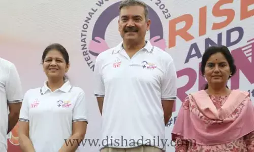 షీ-టీమ్ నిర్వహించిన 2కే,5కే‌రన్ లను ప్రారంభించిన సి.ఎస్ శాంతి కుమారి