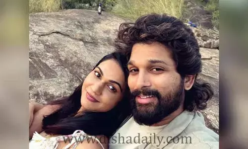 క్యూటీ అంటూ.. తన భార్యకు పెళ్లి రోజు శుభాకాంక్షలు తెలిపిన అల్లు అర్జున్