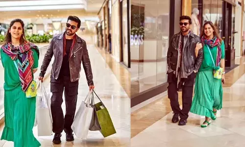 Ram Charan: చరణ్‌తో బ్యాగులు మోయిస్తున్న ఉపాసన