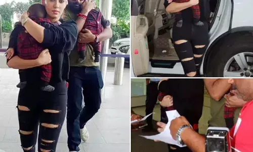 కవల పిల్లలతో మొదటిసారి దర్శనమిచ్చిన స్టార్ కపుల్స్