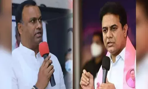 మంత్రి కేటీఆర్‌కు కోమటిరెడ్డి సవాల్.. దమ్ముంటే అది నిరూపించాలని ట్వీట్!