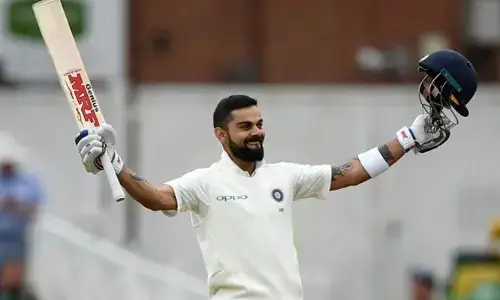 మూడేళ్ల నిరీక్షణకు తెర.. ఎట్టకేలకు టెస్టుల్లో సెంచరీ చేసిన కోహ్లీ