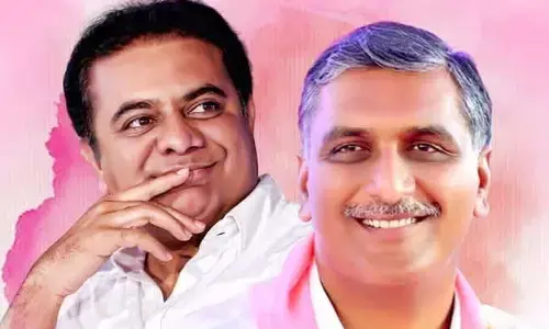 మంత్రి హరీశ్ రావుపై కేటీఆర్ ప్రశంసలు