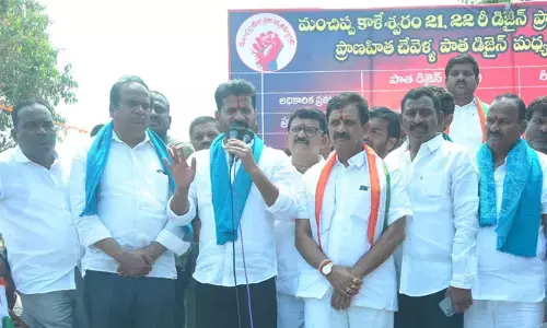 కేసీఆర్ స్వార్ధానికి కాళేశ్వరం ప్రాజెక్టు 21,22 ప్యాకేజీ బలైంది