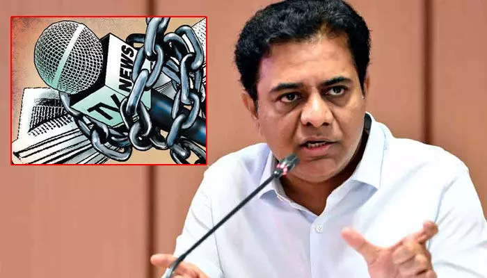 పొలిటికల్ ఎజెండాలో నలుగుతున్న మీడియా! BRSకి ప్లస్సా.. మైనస్సా? పొలిటికల్ ఎజెండాలో నలుగుతున్న మీడియా! BRSకి ప్లస్సా.. మైనస్సా?