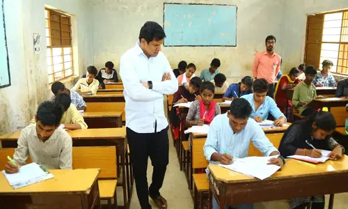 జిల్లాలో ప్రశాంతంగా మొదటి రోజు ఇంటర్ పరీక్షలు..